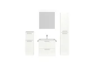 Atlas Ensemble sous vasque avec miroir et colonnes 1