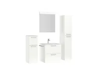 Atlas Ensemble sous vasque avec miroir et colonnes 3