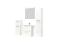 Atlas Ensemble sous vasque avec miroir et colonnes 5