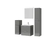 Atlas Ensemble sous vasque avec miroir et colonnes 5