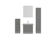 Atlas Ensemble sous vasque avec miroir et colonnes 1