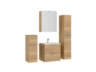 Atlas Ensemble sous vasque avec miroir et colonnes 3