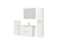 Atlas Ensemble sous vasque avec miroir et colonnes 5