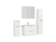 Atlas Ensemble sous vasque avec miroir et colonnes 3