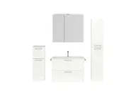 Atlas Ensemble sous vasque avec miroir et colonnes 1