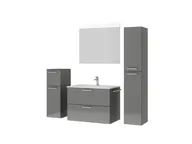 Atlas Ensemble sous vasque avec miroir et colonnes 5