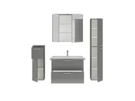 Atlas Ensemble sous vasque avec miroir et colonnes 2