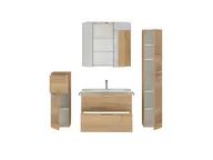 Atlas Ensemble sous vasque avec miroir et colonnes 2