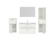 Atlas Ensemble sous vasque avec miroir et colonnes 2