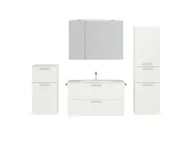 Atlas Ensemble sous vasque avec miroir et colonnes 1