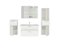 Atlas Ensemble sous vasque avec miroir et colonnes 2