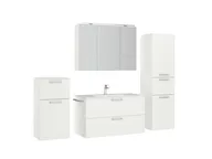 Atlas Ensemble sous vasque avec miroir et colonnes 3