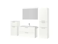 Atlas Ensemble sous vasque avec miroir et colonnes 5