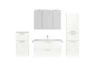 Atlas Ensemble sous vasque avec miroir et colonnes 1