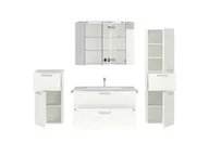 Atlas Ensemble sous vasque avec miroir et colonnes 2