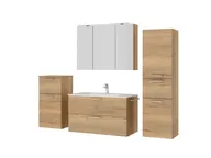 Atlas Ensemble sous vasque avec miroir et colonnes 5