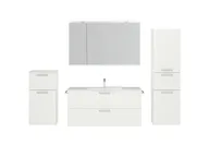 Atlas Ensemble sous vasque avec miroir et colonnes 1