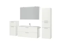 Atlas Ensemble sous vasque avec miroir et colonnes 5