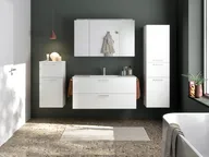 Atlas Ensemble sous vasque avec miroir et colonnes 0