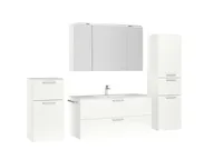 Atlas Ensemble sous vasque avec miroir et colonnes 3