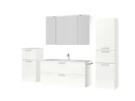 Atlas Ensemble sous vasque avec miroir et colonnes 5