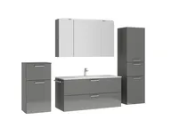 Atlas Ensemble sous vasque avec miroir et colonnes 3