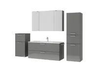 Atlas Ensemble sous vasque avec miroir et colonnes 5