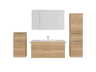 Atlas Ensemble sous vasque avec miroir et colonnes 1