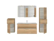 Atlas Ensemble sous vasque avec miroir et colonnes 2