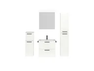 Atlas Ensemble sous vasque avec miroir et colonnes 1