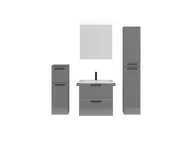 Atlas Ensemble sous vasque avec miroir et colonnes 1