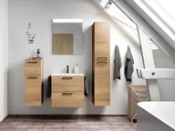 Atlas Ensemble sous vasque avec miroir et colonnes 0