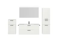 Atlas Ensemble sous vasque avec miroir et colonnes 1