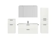 Atlas Ensemble sous vasque avec miroir et colonnes 1