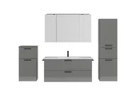 Atlas Ensemble sous vasque avec miroir et colonnes 1