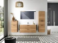 Atlas Ensemble sous vasque avec miroir et colonnes 0