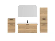 Atlas Ensemble sous vasque avec miroir et colonnes 0