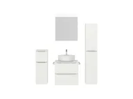 Atlas Ensemble sous vasque avec miroir et colonnes 1