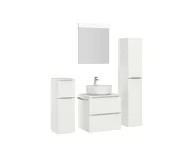 Atlas Ensemble sous vasque avec miroir et colonnes 3