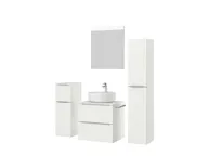 Atlas Ensemble sous vasque avec miroir et colonnes 5