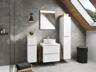 Atlas Ensemble sous vasque avec miroir et colonnes 0