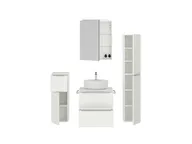 Atlas Ensemble sous vasque avec miroir et colonnes 2