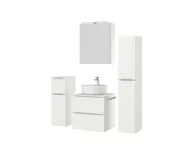 Atlas Ensemble sous vasque avec miroir et colonnes 5