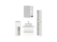 Atlas Ensemble sous vasque avec miroir et colonnes 2