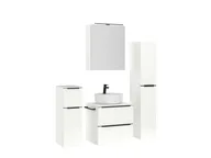 Atlas Ensemble sous vasque avec miroir et colonnes 3