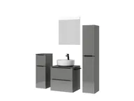 Atlas Ensemble sous vasque avec miroir et colonnes 5