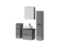 Atlas Ensemble sous vasque avec miroir et colonnes 5