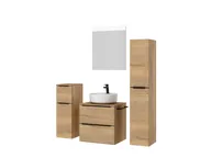 Atlas Ensemble sous vasque avec miroir et colonnes 5