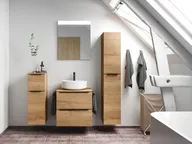 Atlas Ensemble sous vasque avec miroir et colonnes 0