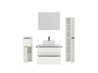 Atlas Ensemble sous vasque avec miroir et colonnes 2